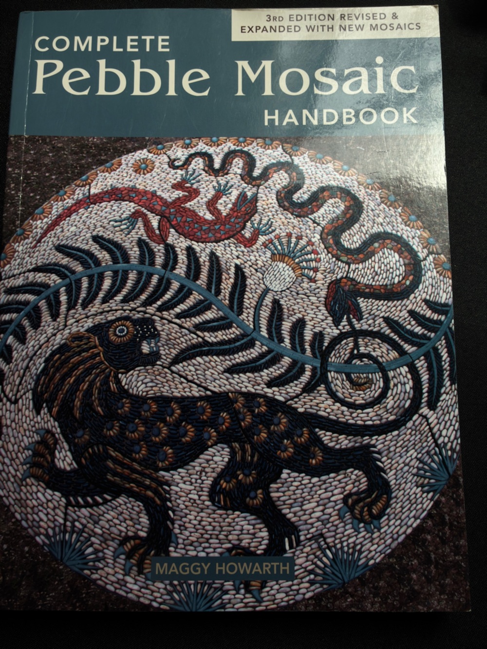 Complete Pebble Mosaic Handbook by Maggy Howarth — Blue, Brown & Red